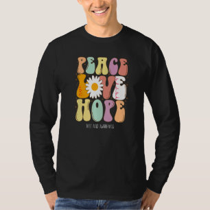 Camiseta Paz Ama Esperança Atenção Bile Acid