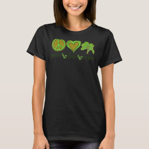 Camiseta Paz Ama Vegan Veggggg do Dia Mundial da Vegetarian