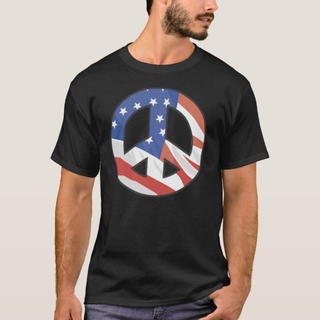 Camiseta Paz americana (Frente)