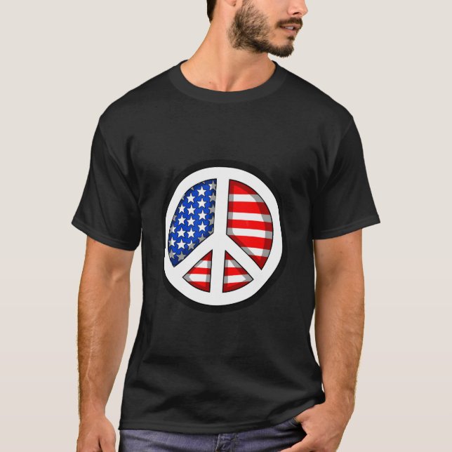 Camiseta Paz Americana (Frente)