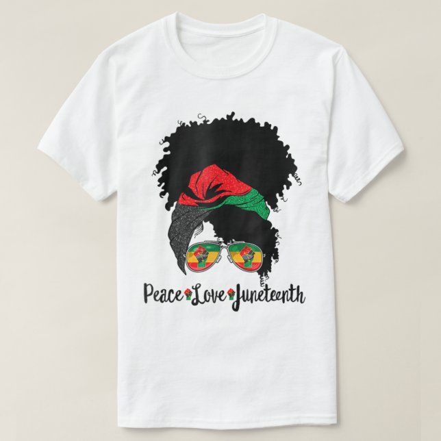 Camiseta Paz Amor 1990 Arco Africano Rainha Preta P (Frente do Design)