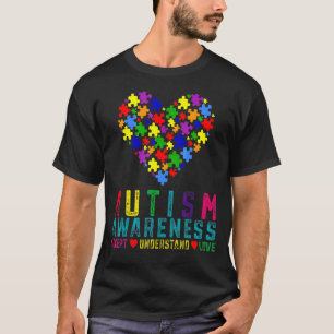Camiseta Paz Amor Autismo Pop De Consciência Ti Fidget Toy
