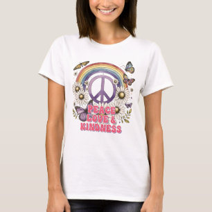 Camiseta Paz amor bondade