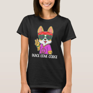Camiseta Paz Amor Corgi Corgi