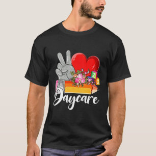 Camiseta Paz Amor Cuidados de Dia Cuidados de Dia Professor