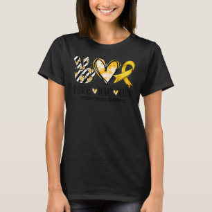 Camiseta Paz Amor Cura Endometriose Sensibilização
