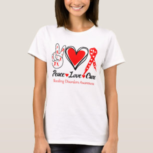 Camiseta Paz Amor Curva Hemorragia Desordens Consciência