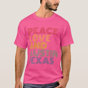 Camiseta Paz Amor E Amigos Dos Anos 70 80 De Austineas