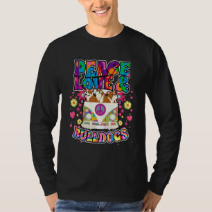 Camiseta Paz, Amor E Cachorros-Balas Hippie Beatnik