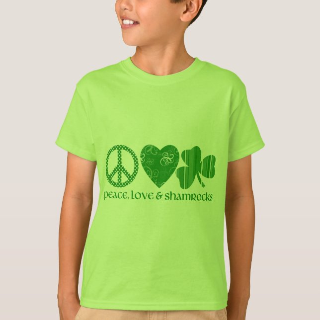 Camiseta Paz, Amor e Camarões (Frente)