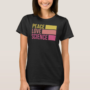 Camiseta Paz, Amor E Ciência! Vinheta3