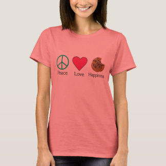 Camiseta Paz, Amor e Felicidade 2