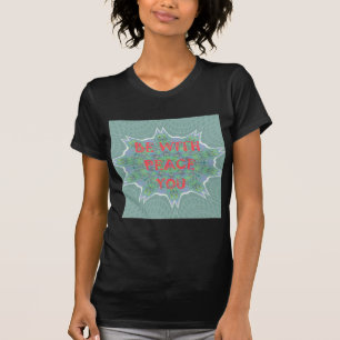 Camiseta Paz, Amor e Impressão africano