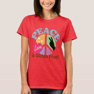 Camiseta Paz, amor e liberdade