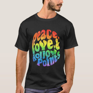 Camiseta Paz Amor E Pontos Ocupados