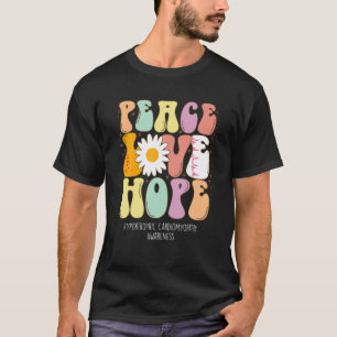 Camiseta Paz Amor Esperança Cardiomiopatia Hipertrófica Awa