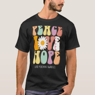 Camiseta Paz Amor Esperança Levar Envenenamento à Consciênc