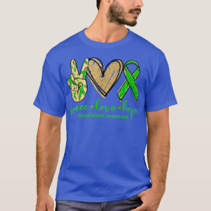 Camiseta Paz Amor Esperança Saúde Mental Consciencialização