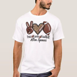 Camiseta Paz, Amor, Futebol
