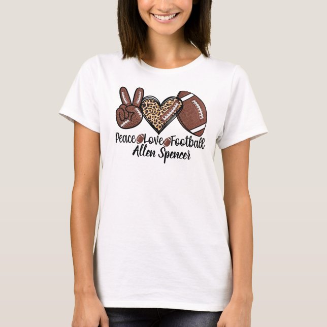 Camiseta Paz, Amor, Futebol (Frente)