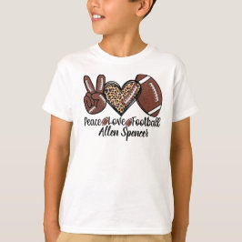 Camiseta Paz, Amor, Futebol
