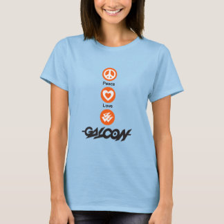 Camiseta Paz, Amor, Galcon