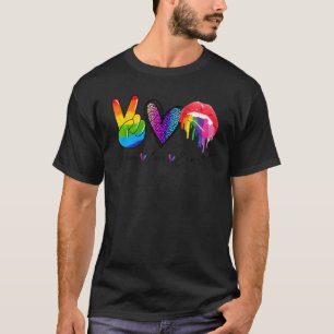 Camiseta Paz Amor Inclusão Igualdade Diversidade Direitos H
