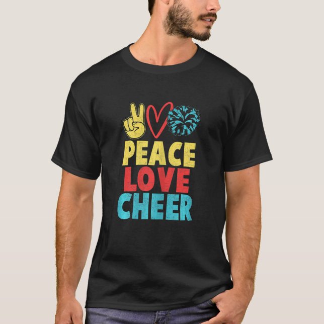 Camiseta Paz Amor Líderes Gráficas Meninas Animam (Frente)