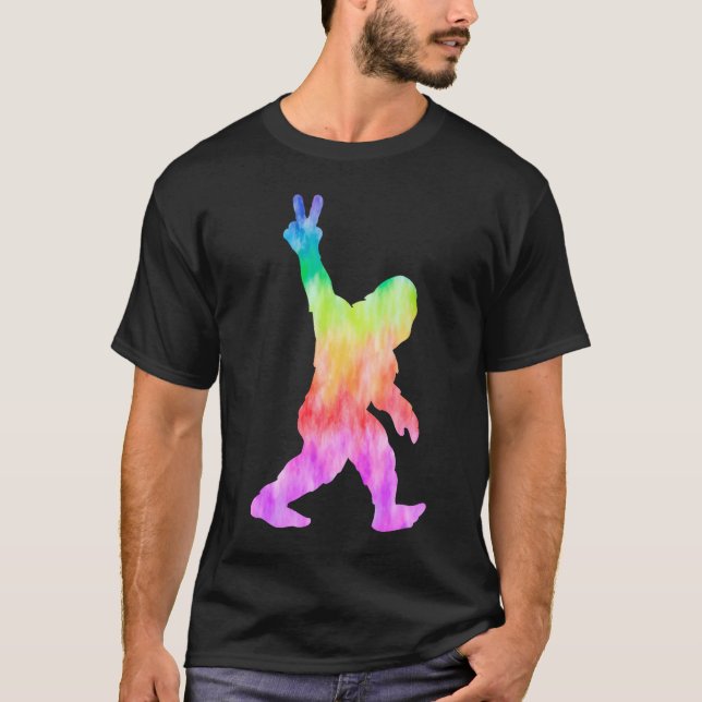 Camiseta Paz Amor Pé Grande (Frente)
