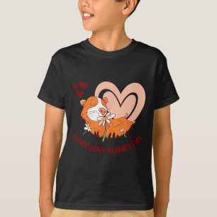 Camiseta Paz Amor Porquinhos-da-índia Dito Divertido Para P