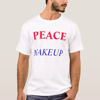 Camiseta PAZ, AMOR, T da COMPOSIÇÃO