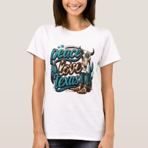 Camiseta Paz Amor Texas