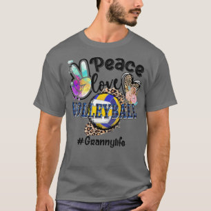 Camiseta Paz Amor Vovó Vovó Vovó Vovó Leop