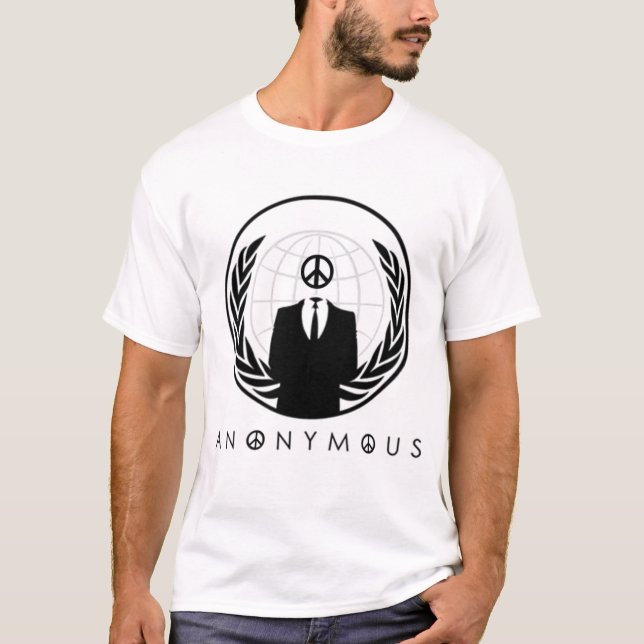Camiseta Paz anónima (Frente)
