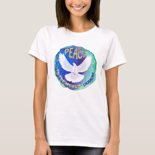 Camiseta Paz ao Mundo - Ucrânia