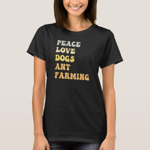 Camiseta Paz Cachorros Ant Farming Retro