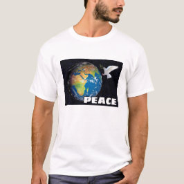 Camiseta Paz - Camisa-T mundial (leve)