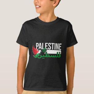 Camiseta Paz Com Bandeira Palestina - Apelo À Paz