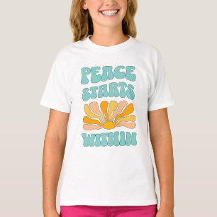 Camiseta Paz começa dentro