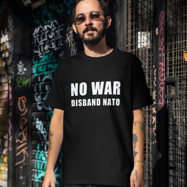 Camiseta Paz contra a Guerra Rússia Ucrânia Desbanda OTAN (Criador carregado)