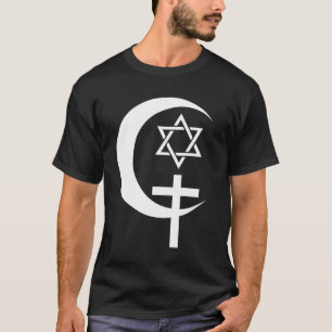 CAMISETA PAZ CRISTÃ MUÇULMANA DE EGIPTO DO JUDEU