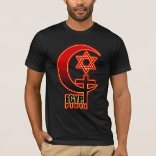 CAMISETA PAZ CRISTÃ MUÇULMANA DE EGIPTO DO JUDEU