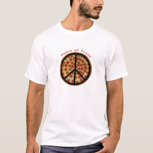 Camiseta Paz da pizza (Frente)