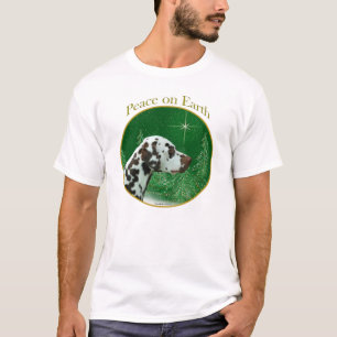 Camiseta Paz Dalmatian (do fígado)