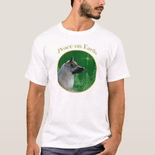 Camiseta Paz de Elkhound Norueguês
