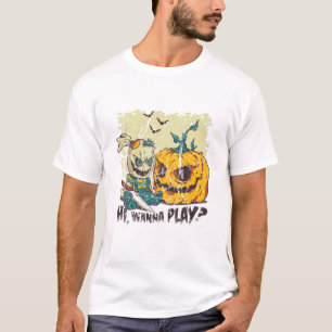 Camiseta Paz De Halloween, Amor E Pumpkins Cai 2021