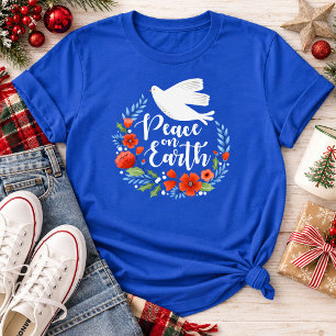 Camiseta Paz de Natal na Terra Fofo