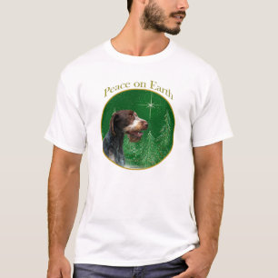 Camiseta Paz de Ponteiro Alemão Wirehaired