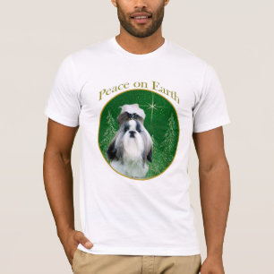 Camiseta Paz de Shih Tzu na terra