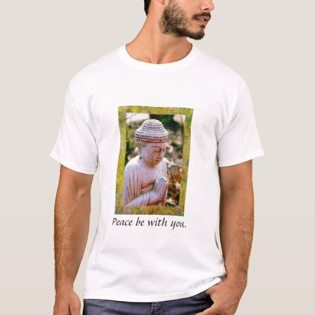 Camiseta Paz do Buda em Oração (Frente)